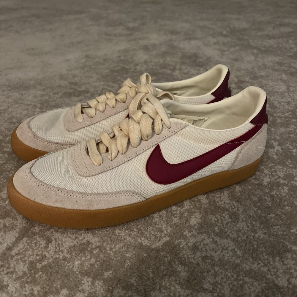 Nike Killshot Vulc Mens 8.5 Sail Team Red Gum Yellow Shoes J Crew AQ4133-100
